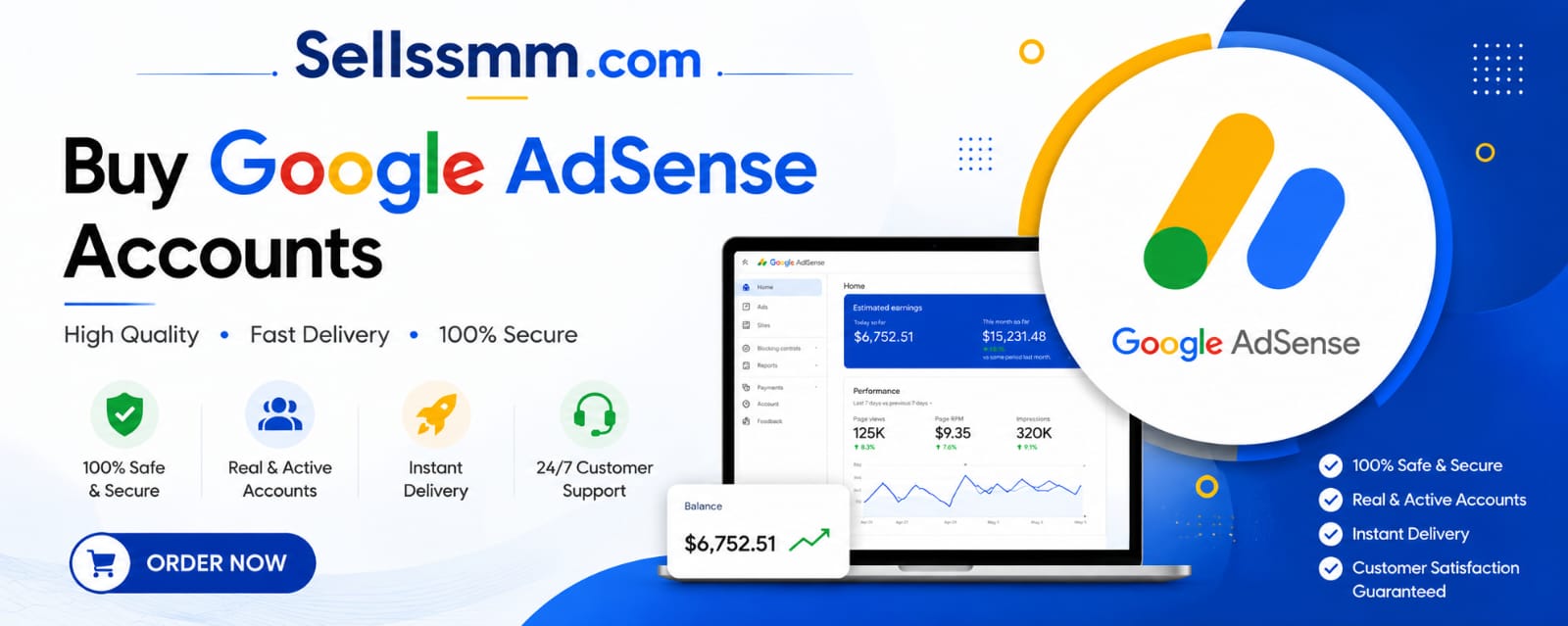 Buy Google AdSense Accounts