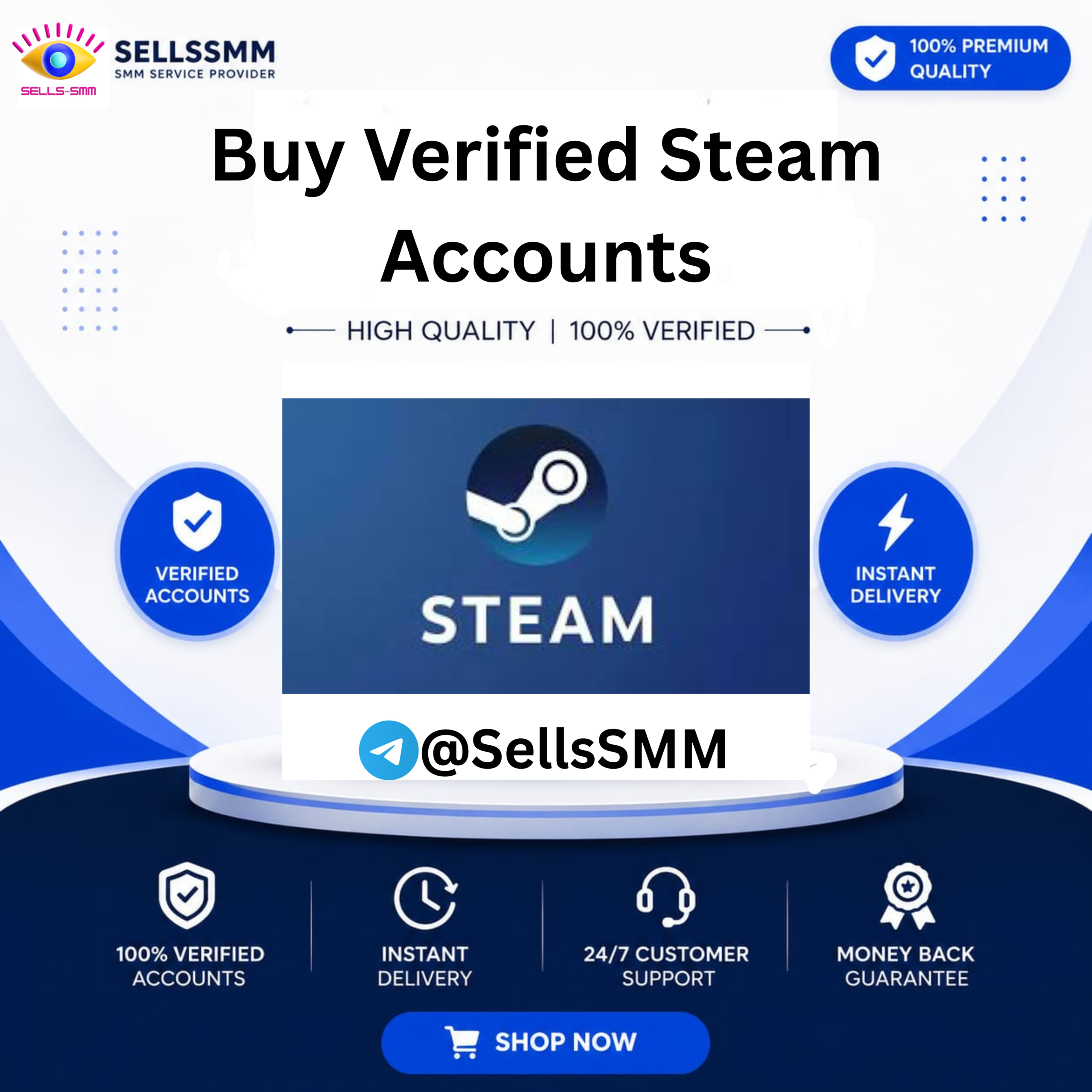 Buy Verified Steam Accounts