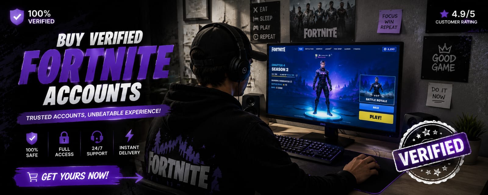 Buy Verified Fortnite Accounts